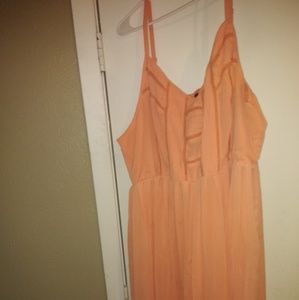 Torrid dress peach color size 3 which is 24/26